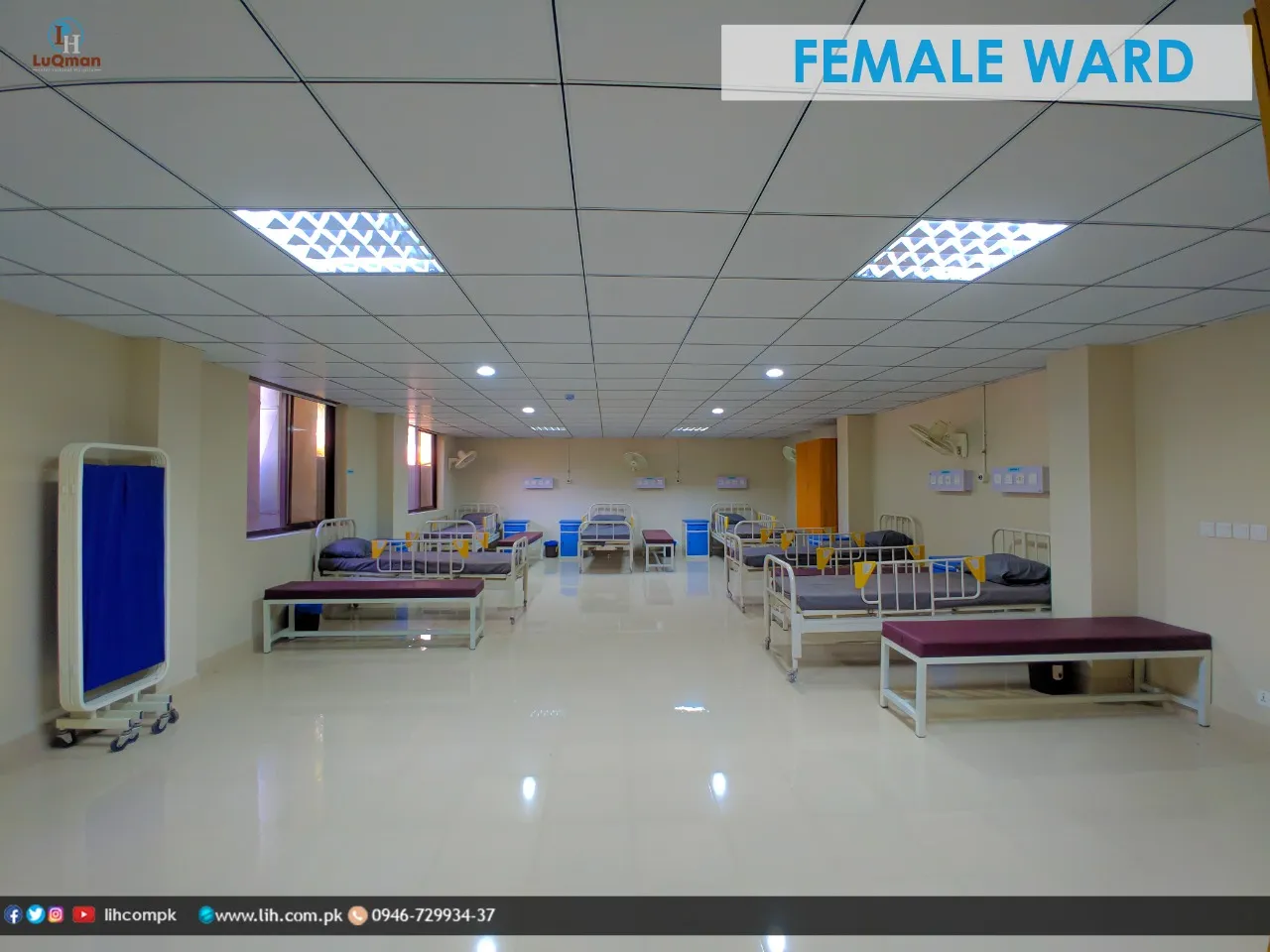 Female Ward at LuQman International Hospital, view 2