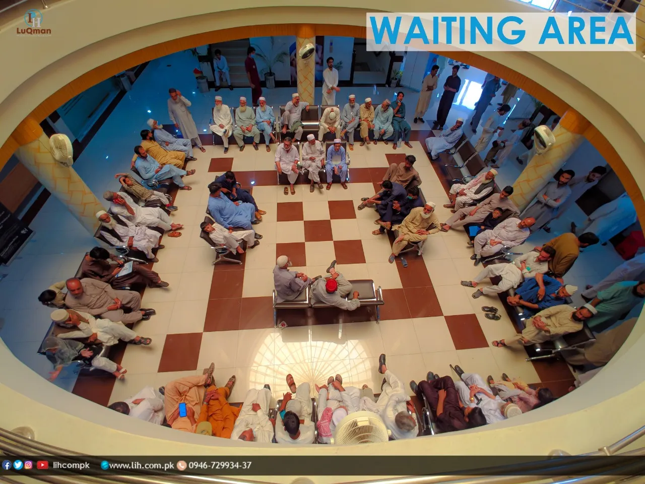 Waiting Area at LuQman International Hospital, view 1
