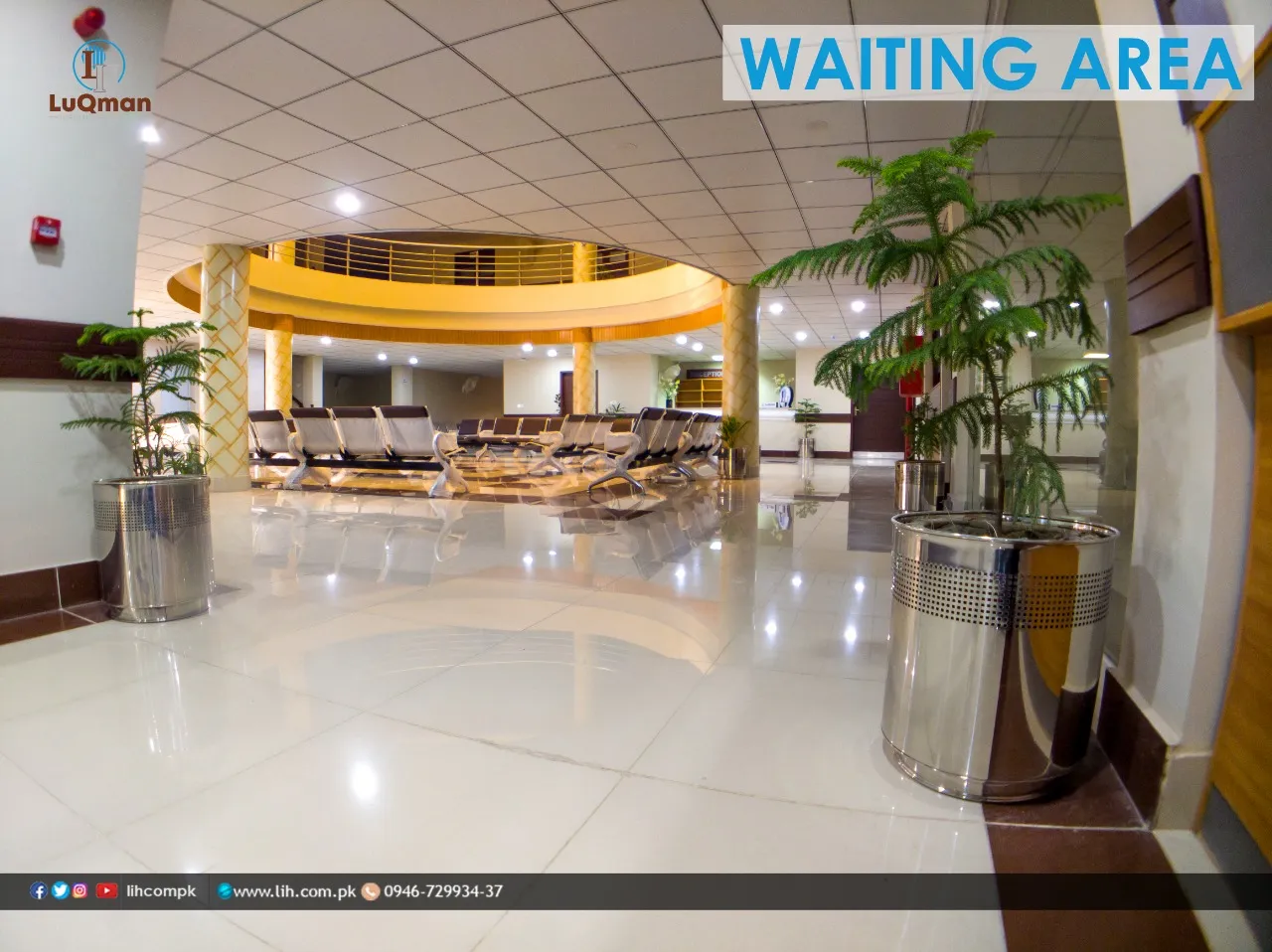 Waiting Area at LuQman International Hospital, view 2